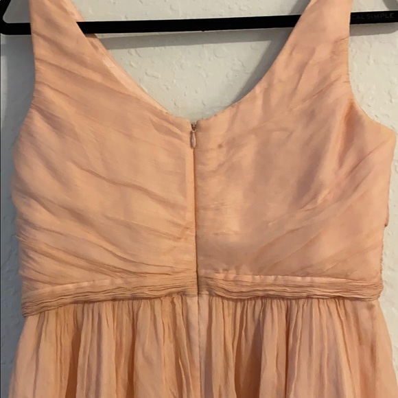 J Crew Bridesmaid Dress Size 10 Misty Rose - Picture 7 of 7